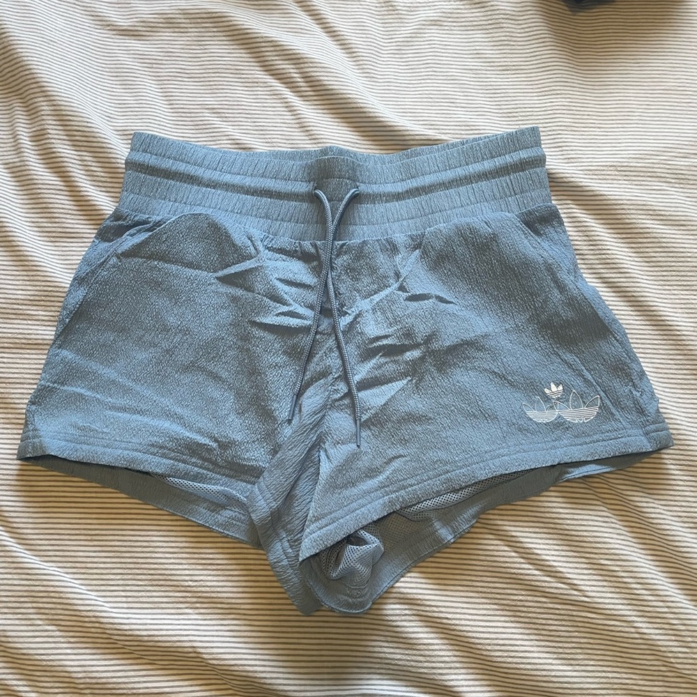 adidas Light Blue Mesh Shorts